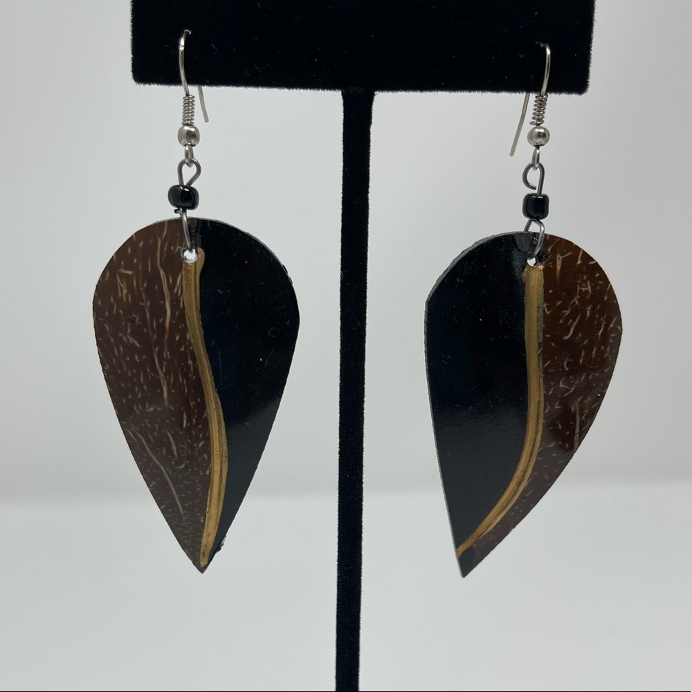 Ethnic Handmade Coconut Shell Earrings